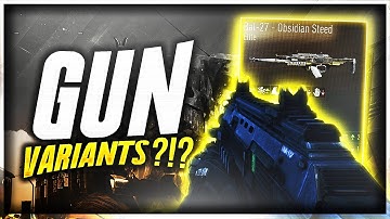 *NEW* WEAPON VARIANTS IN BLACK OPS 3?!? POSSIBLE "WEAPON VARIANTS" (Black Ops 3 Weapon Variant)