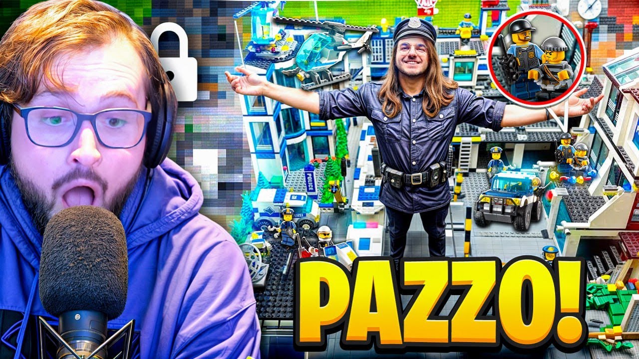 UN PAZZO HA COSTRUITO UN GIGANTESCO DISTRETTO DELLA POLIZIA LEGO?! (Lego Reaction)
