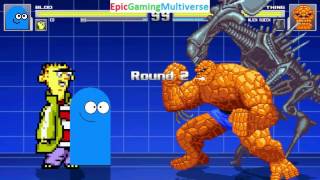 Ed And Bloo VS The Thing And The Alien Queen In A MUGEN Match / Battle / Fight screenshot 5
