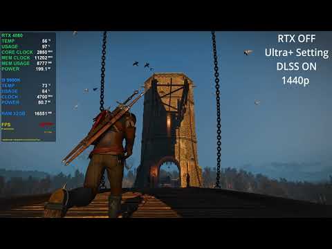 The Witcher 3 Next Gen. 4.04 Ultra Setting | Benchmark | 1440p + 1080p + 2160p | i9 9900K - RTX 4080