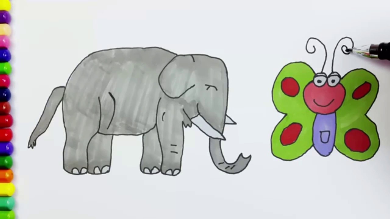 Kumpulan Gambar Gajah Versi Kartun