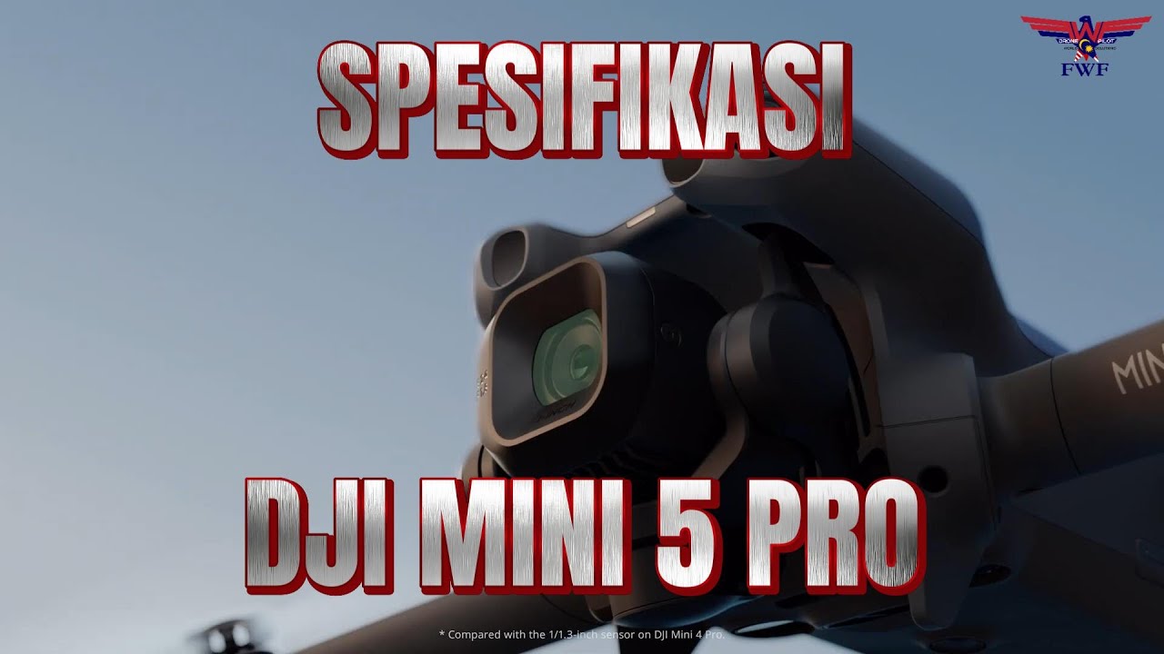 Spesifikasi DJI Mini 5 Pro.