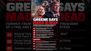 Greene Breaks With Trump