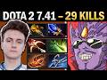 Lion Dota 2 7.41 with Harpoon and 29 Kills - Dota 2 Gameplay