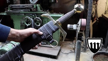 Forging a kings sword, part 4, making the scabbard.