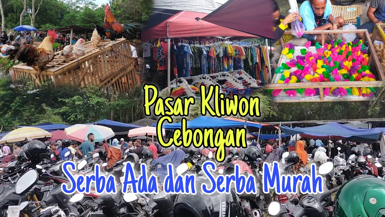 Keliling Pasar Kliwon Cebongan, Mlati, Sleman, Yogyakarta | Pasar Klitikan Serba Ada dan Murah