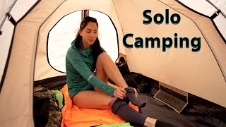 Solo Camping - Rest In A Tent With Satisfactory Sounds Of Nature - Asmr #Camping #Asmr