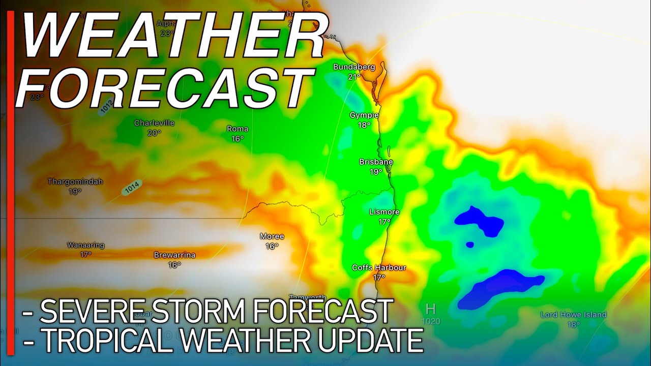 Strong Severe Thunderstorms Forecast to Develop Across Queensland and ...