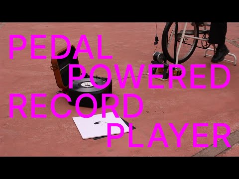 Human Powered Record Player