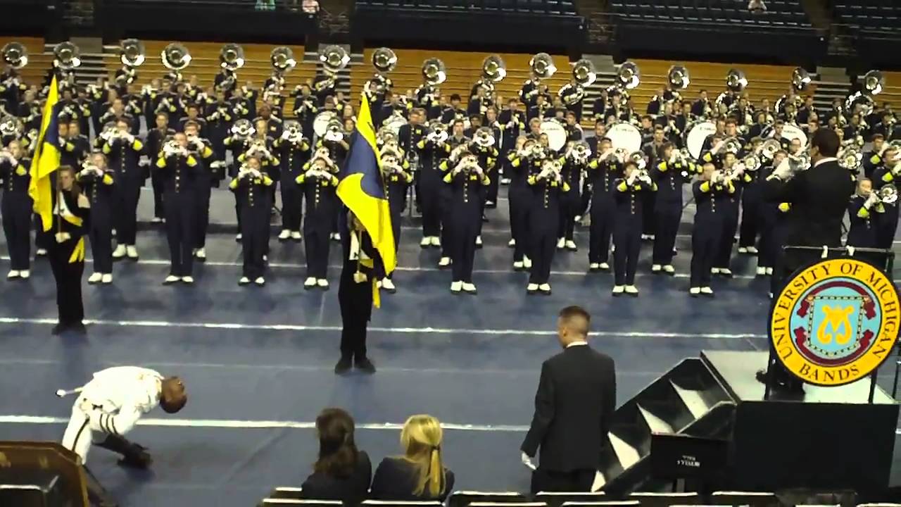 University of Michigan Marching Band Crisler Concert 12410 Entrance