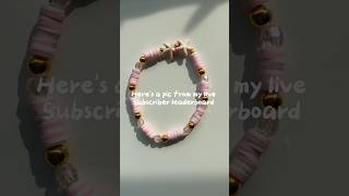 Doing a shoutout in the next couple of hours #bracelet #dailycoding #preppy #pink #shoutout