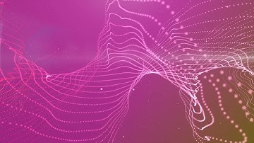 Digital cyber technology particle wave flows big data background