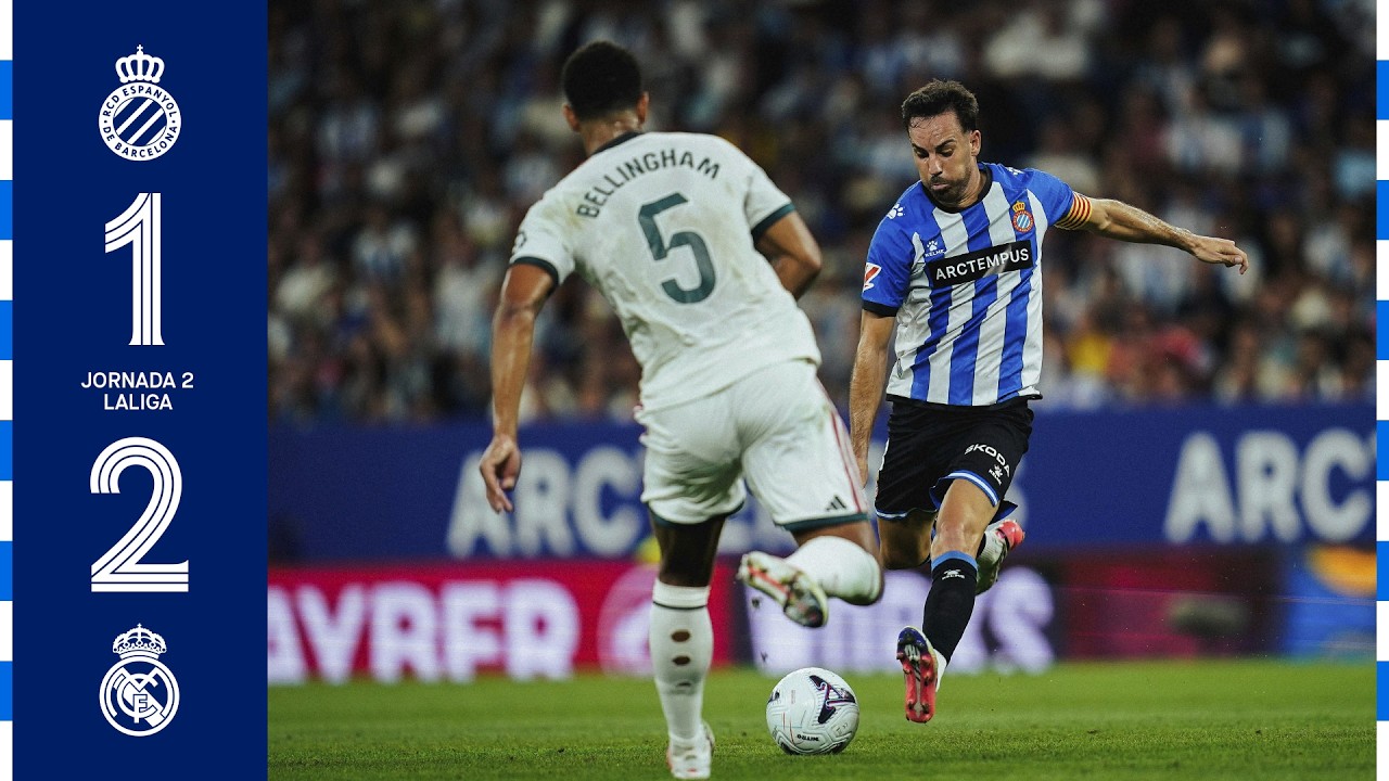 ⚽ RESUM J2 Espanyol 1-2 Real Madrid #LaLigaHighlights