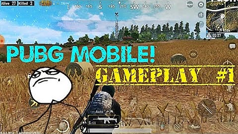 My First Ever Video! PUBG Mobile (Android) - Gameplay #1