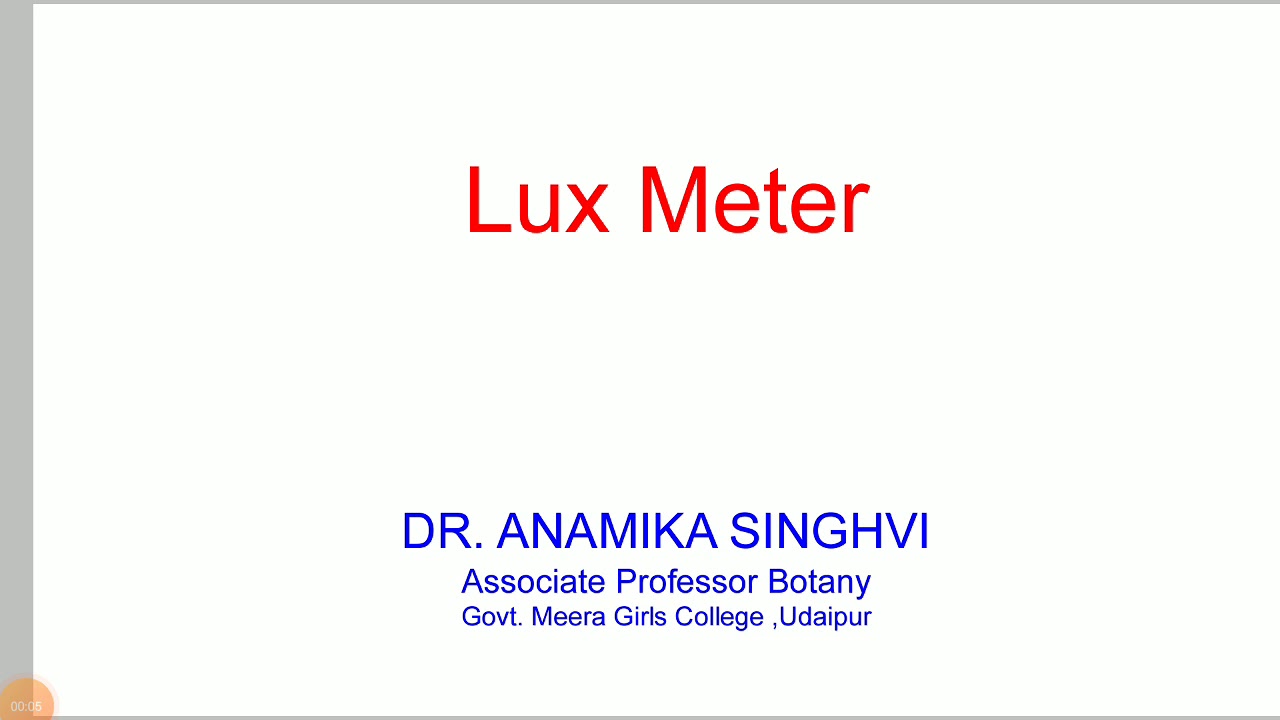 Lux Meter