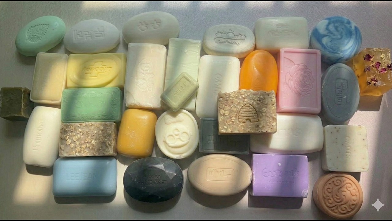 Relaxing ASMR SOAP•Cutting Dry Soap•Bundle of mix colourful ✨ soap & cutting asmr