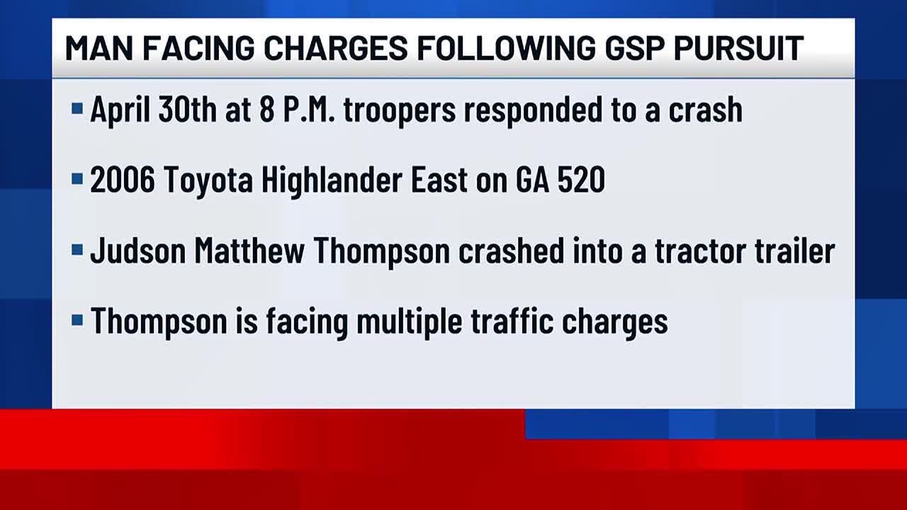 Alabama man charged in Webster County high-speed chase