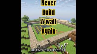 Building walls while AFK with ComputerCraft #minecraft #automation