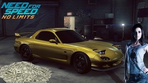 Golden RX-7 FD Customization Steps Need For Speed No Limits