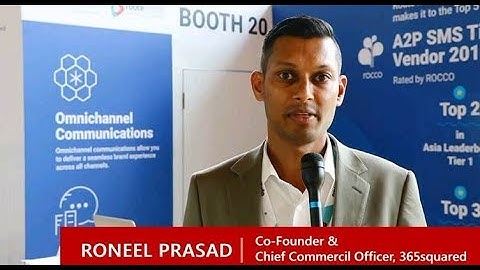 Roneel Prasad Of 365squared on How Analytics Enhance the Monetization of Operator Messaging Business