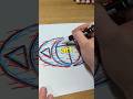 How To Draw The GLITCH EFFECT Easy Shorts Art Drawing