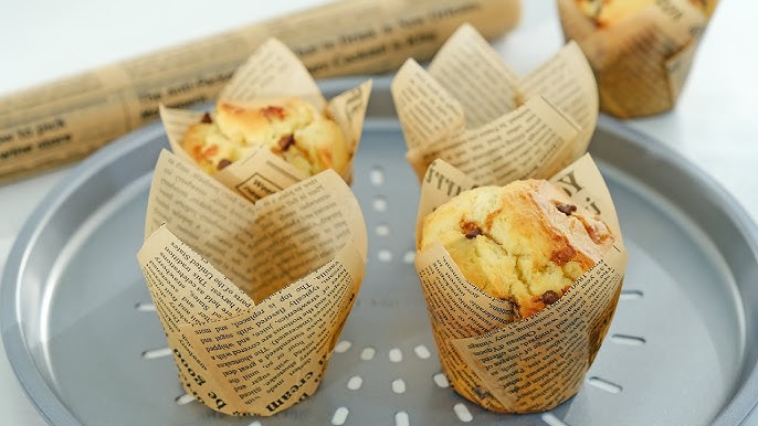 DIY Tulip Muffin liners 