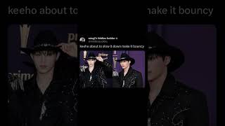 P1Harmony keeho ateez bouncy 🤠 #p1harmony #p1h #keeho #funny #ateez #kpopreaction #kpopfunnymoments