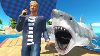 SHARK Infested Lake Survival - Animal Revolt Battle Simulator