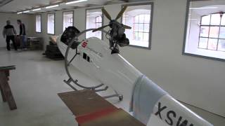Ventus 2CT Glider - motor displayed, wings detached