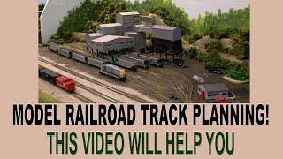 MODEL RAILROAD TRACK PLAN VIDEO!  THIS WILL HELP YOU!