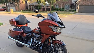 Klock Werks 12 in Sport Flare Windshield for all New 2024 Road Glide and 2023 CVO RG HarleyDavidson