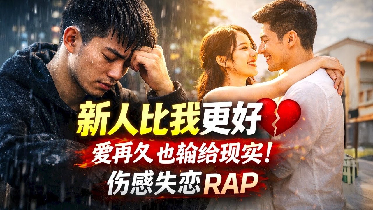 《新人比我更好》💔 伤感说唱情歌 | 爱得再久还是输给现实 | 2026最扎心失恋Rap