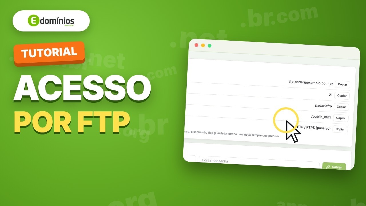 Vídeo: Acessar a hospedagem por FTP