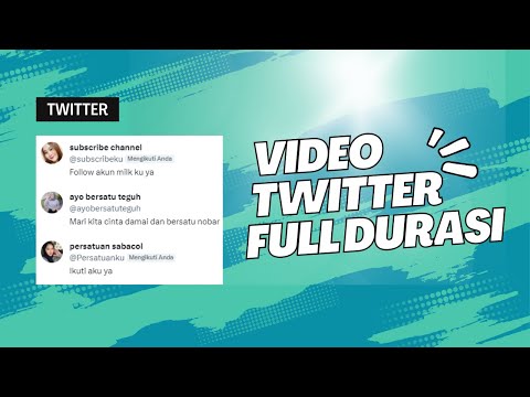 Rekomendasi akun twitter durasi full indo