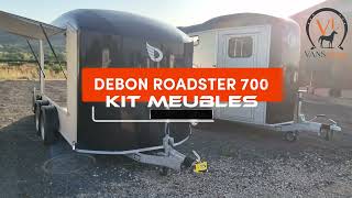 VANS-LAISSAC.COM - MODULE ALU pour DEBON ROADSTER 700 9compartiments pour optimiser votre espace.