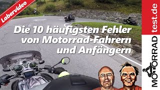 Die 10 häufigsten Fehler von Motorradfahrer Anfängern | Was unerfahrene Biker oft falsch machen