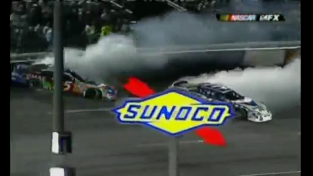 Scott Riggs Crash 2006 Crown Royal 400 - Brian Vickers and Scott Riggs crash - YouTube