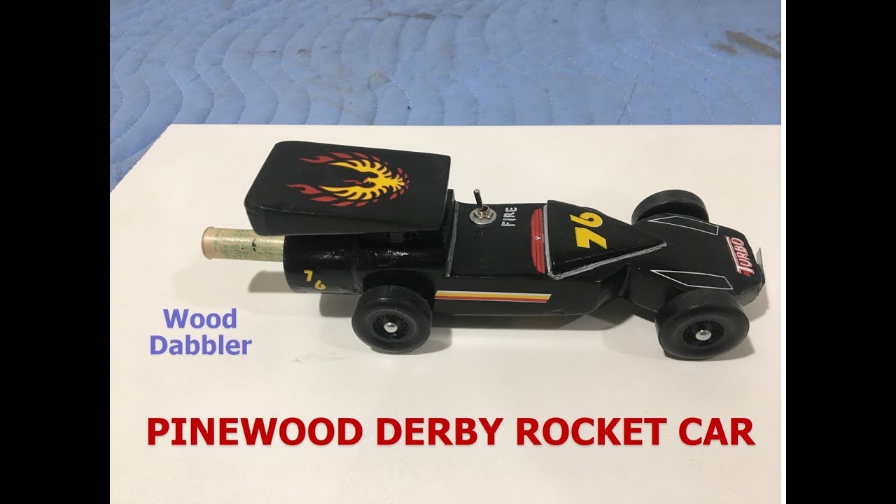 PINEWOOD DERBY ROCKET CAR YouTube
