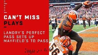 Jarvis Landry's PERFECT Pass Sets Up Baker Mayfield's TD Pass!