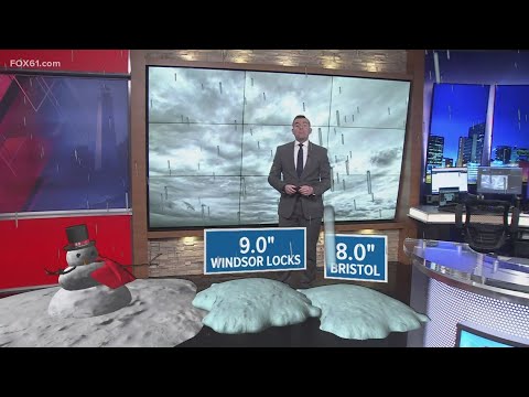 Heavy snow, melting rain to add to flood risk on Tuesday - YouTube