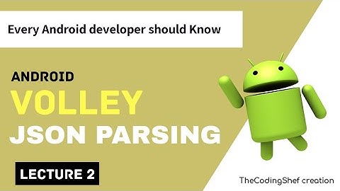 JSON Parsing in Android using Volley library| learn Json Parsing in just 10 minutes in hindi| 2020