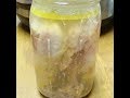 Pressure Canning Raw Pack / Cold Pack Chicken Legs in Quart Jars - 5 in a Jar