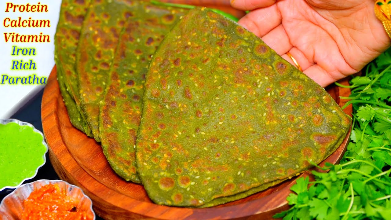 पालक की पराठों में ये एक चीज मिला देंगे तो हर बार इसी तरह पराठे बनाऐंगे | Soft Healthy Palak Paratha