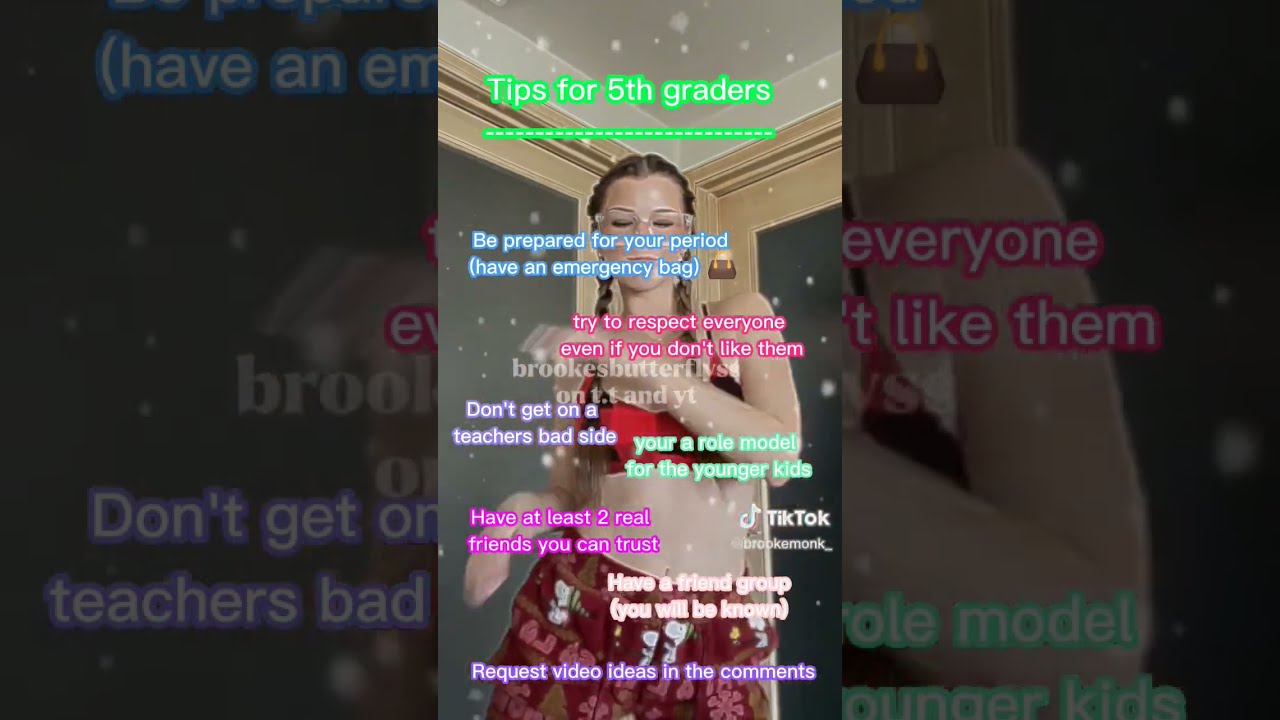 Tips For 5th Graders X 