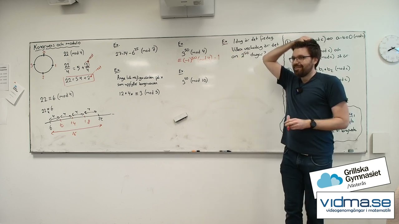 Matematik 5. Kongruens och modulo