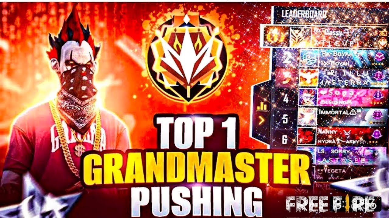 GRANDMASTER TOP 1 BR RANK Push Avghad Gamer Is Live free fire | Hindi ...