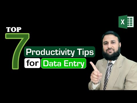 7 Productivity Tips and Tricks for Data Entry in Microsoft Excel | Excel Data Entry Techniques