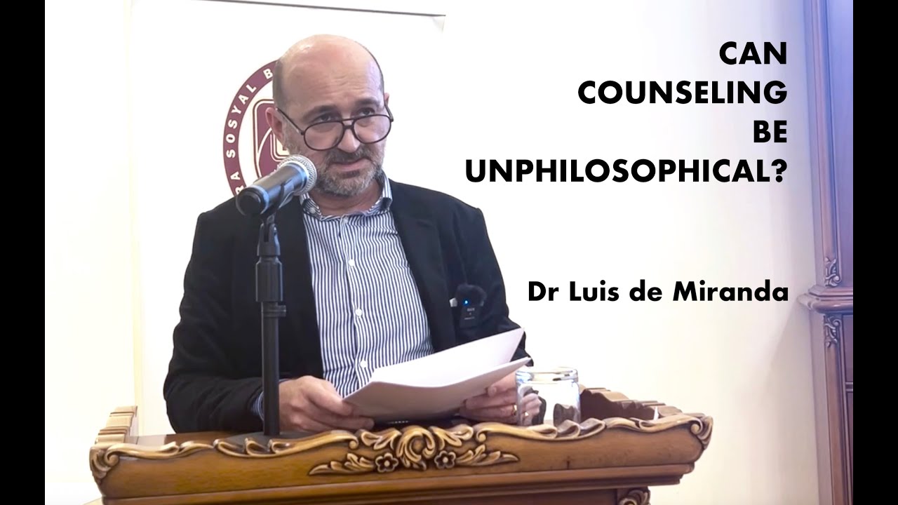 Thumbnail for Can Counseling Be Unphilosophical? Dr Luis de Miranda