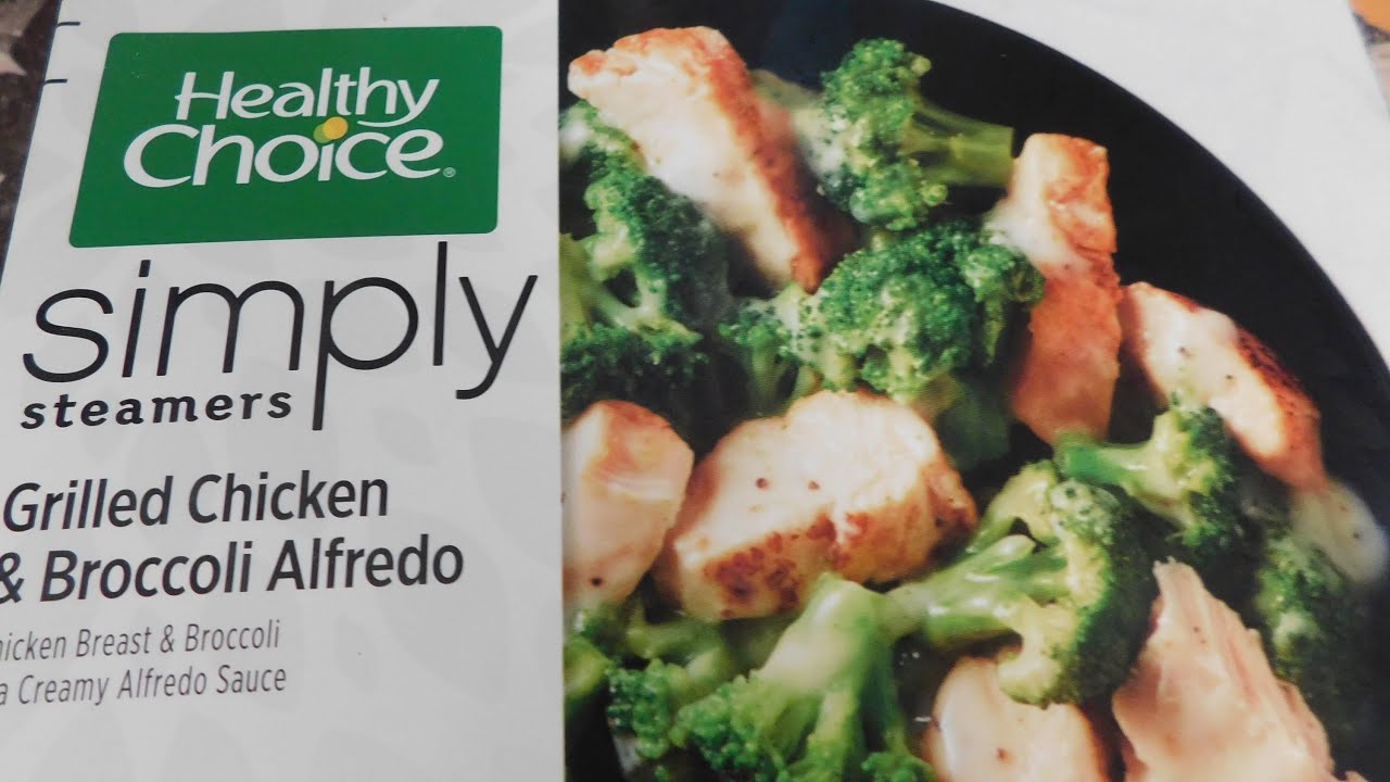 Grilled Chicken & Broccoli Alfredo, Healthy Choice simply steamers