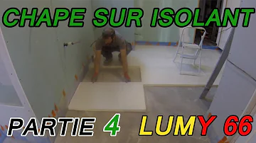 Comment isoler sol avant chape ?